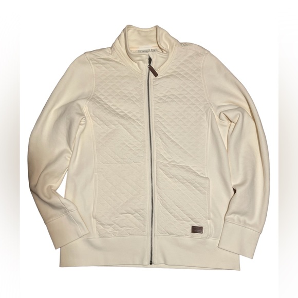 L.L. Bean Full Zip Quilted Sweatshirt - Picture 1 of 5